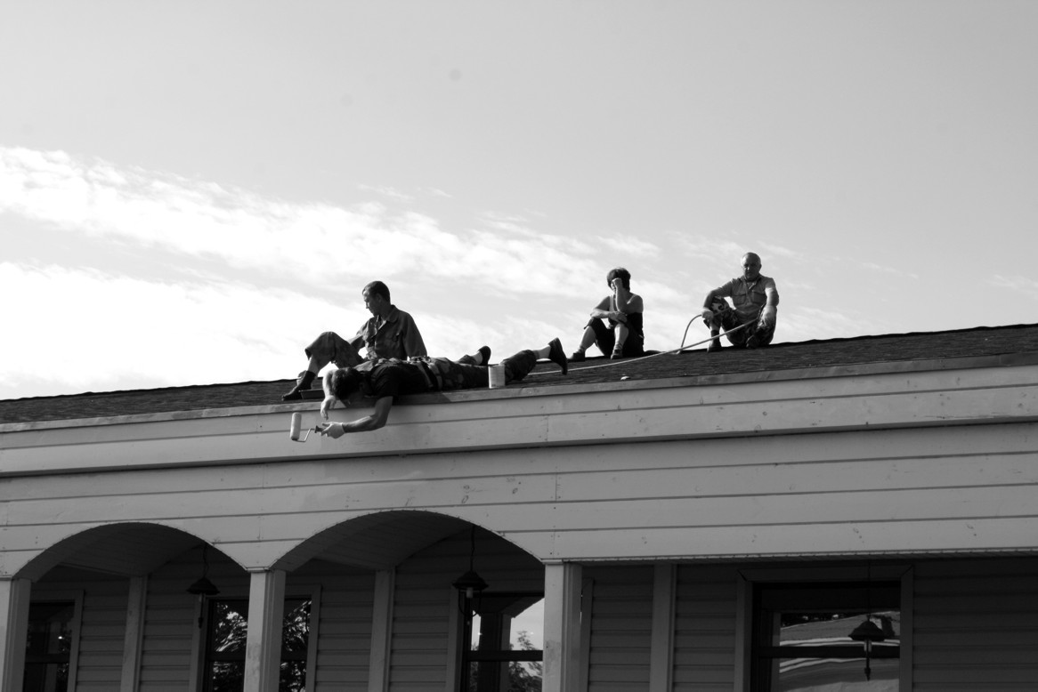 Roof maintenance Russian way Roof maintenance Russian way