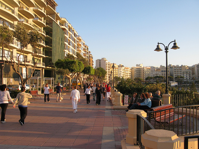 Sliema promenade